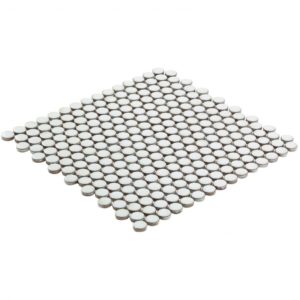 SIMPLE PENNY ROUNDS SOLID POLISHED WHITE