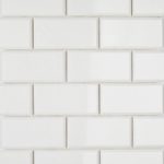 WHITE THASSOS 2X4 BEVELED BRICK
