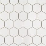 WHITE THASSOS 2″ HEXAGON