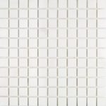 WHITE THASSOS 1X1 SQUARES