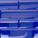 CRYSTAL COBALT BLUE 2X8 POLISHED