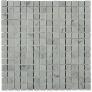 WHITE CARRARA 3 / 4X3 / 4 SQUARES