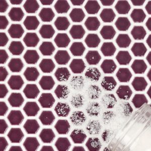 SIMPLE RIMMED HEXAGON PLUM