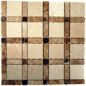 WINDOW CREMA MARFIL WITH LIGHT EMPERIDOR & DARK EMPERIDOR