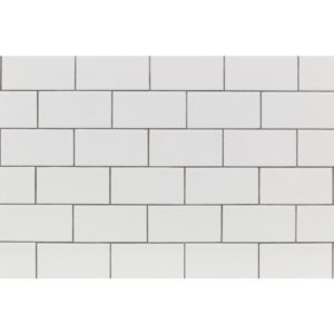 Everyday Beveled 3×6 White Ceramic Tile