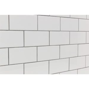 Everyday Beveled 3×6 White Ceramic Tile