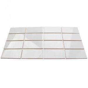 Everyday Beveled 3×6 White Ceramic Tile