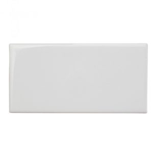 Everyday Beveled 3×6 White Ceramic Tile