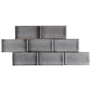 BAROQUE GUN METAL 3X6