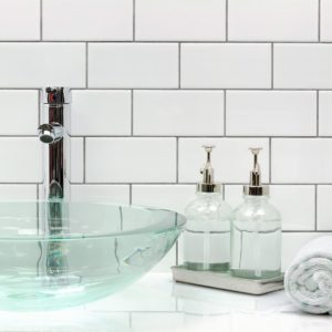 Everyday Beveled 3×6 White Ceramic Tile