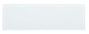 White 4″ x 12″ Subway Glass
