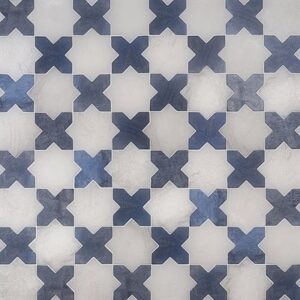 Malta Star White 6 Matte and Cross Denim Blue 6 Matte
