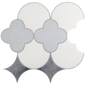 Fiore Azul – Blue Celeste- Macauba- Thassos & Burlington Line