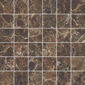 2×2 Mosaic Emperador Matte